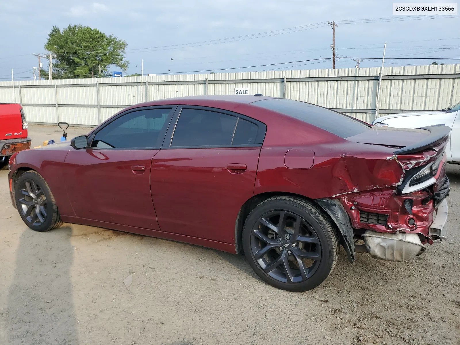 2020 Dodge Charger Sxt VIN: 2C3CDXBGXLH133566 Lot: 68490704