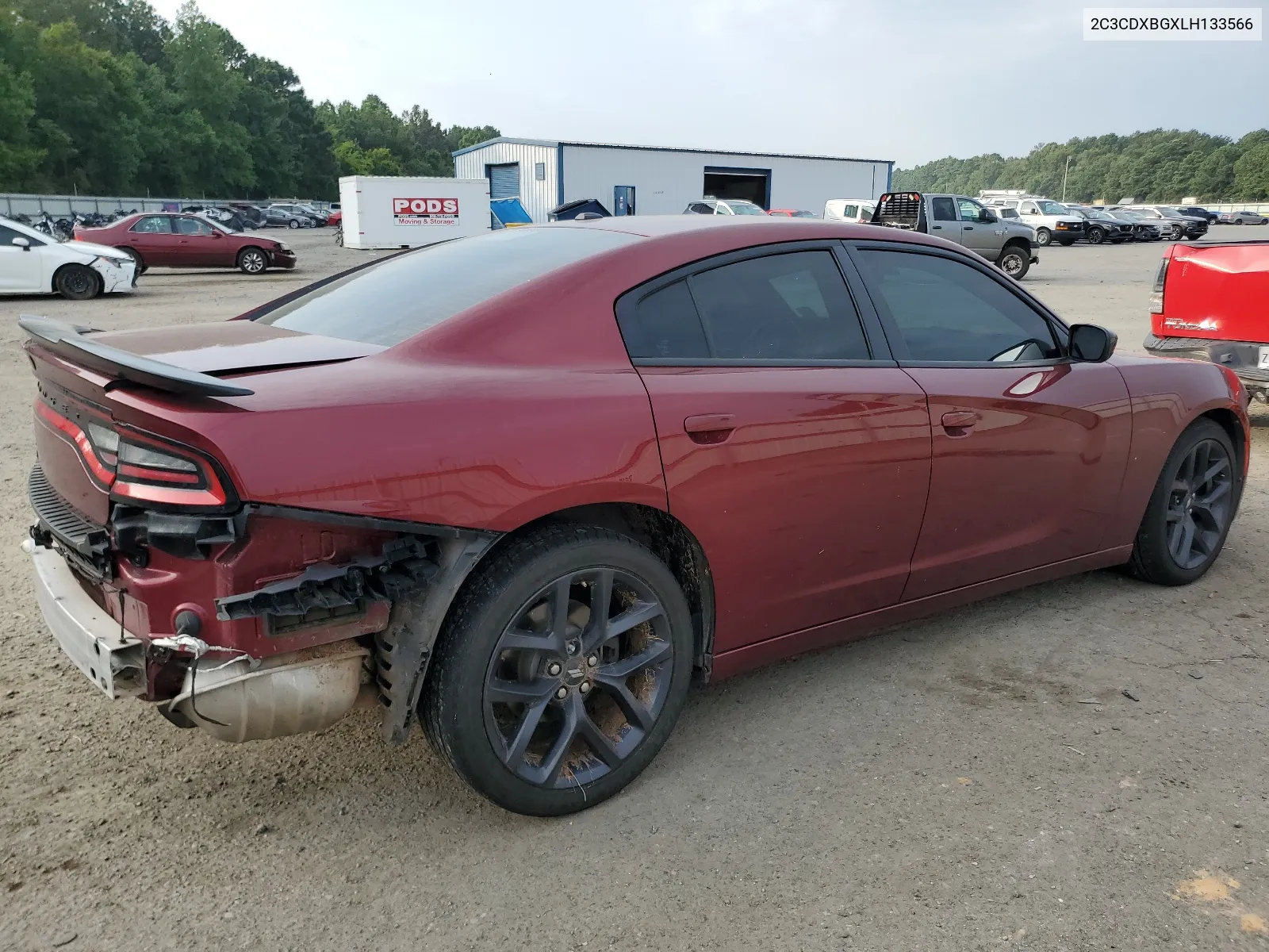 2020 Dodge Charger Sxt VIN: 2C3CDXBGXLH133566 Lot: 68490704