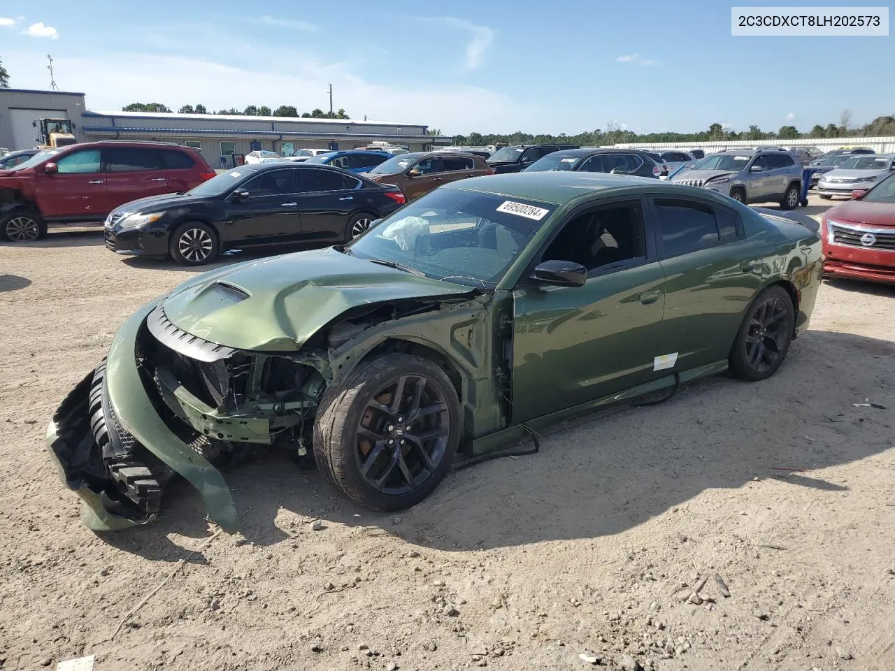 2020 Dodge Charger R/T VIN: 2C3CDXCT8LH202573 Lot: 69500284