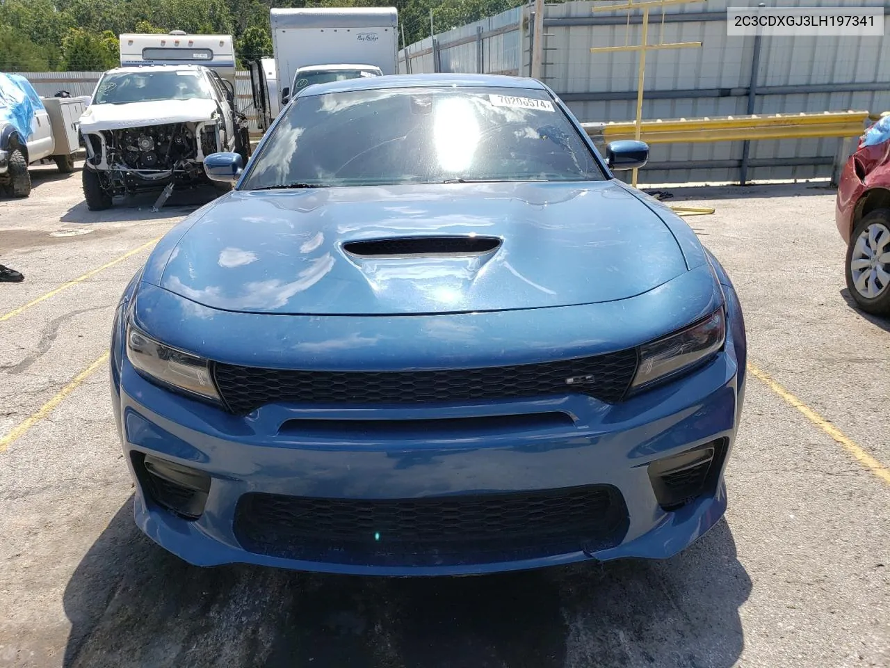 2020 Dodge Charger Scat Pack VIN: 2C3CDXGJ3LH197341 Lot: 70206574