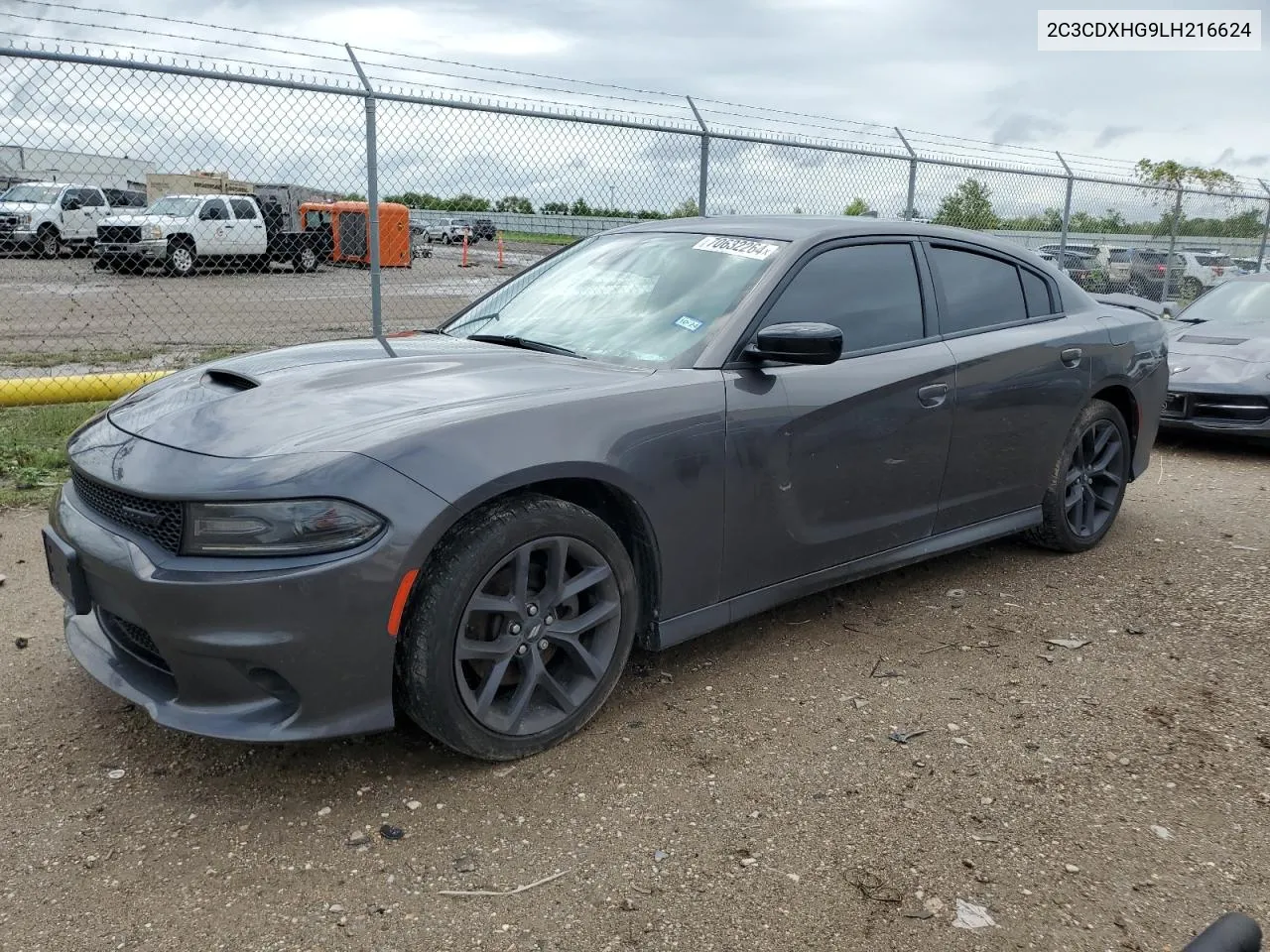 2020 Dodge Charger Gt VIN: 2C3CDXHG9LH216624 Lot: 70632264