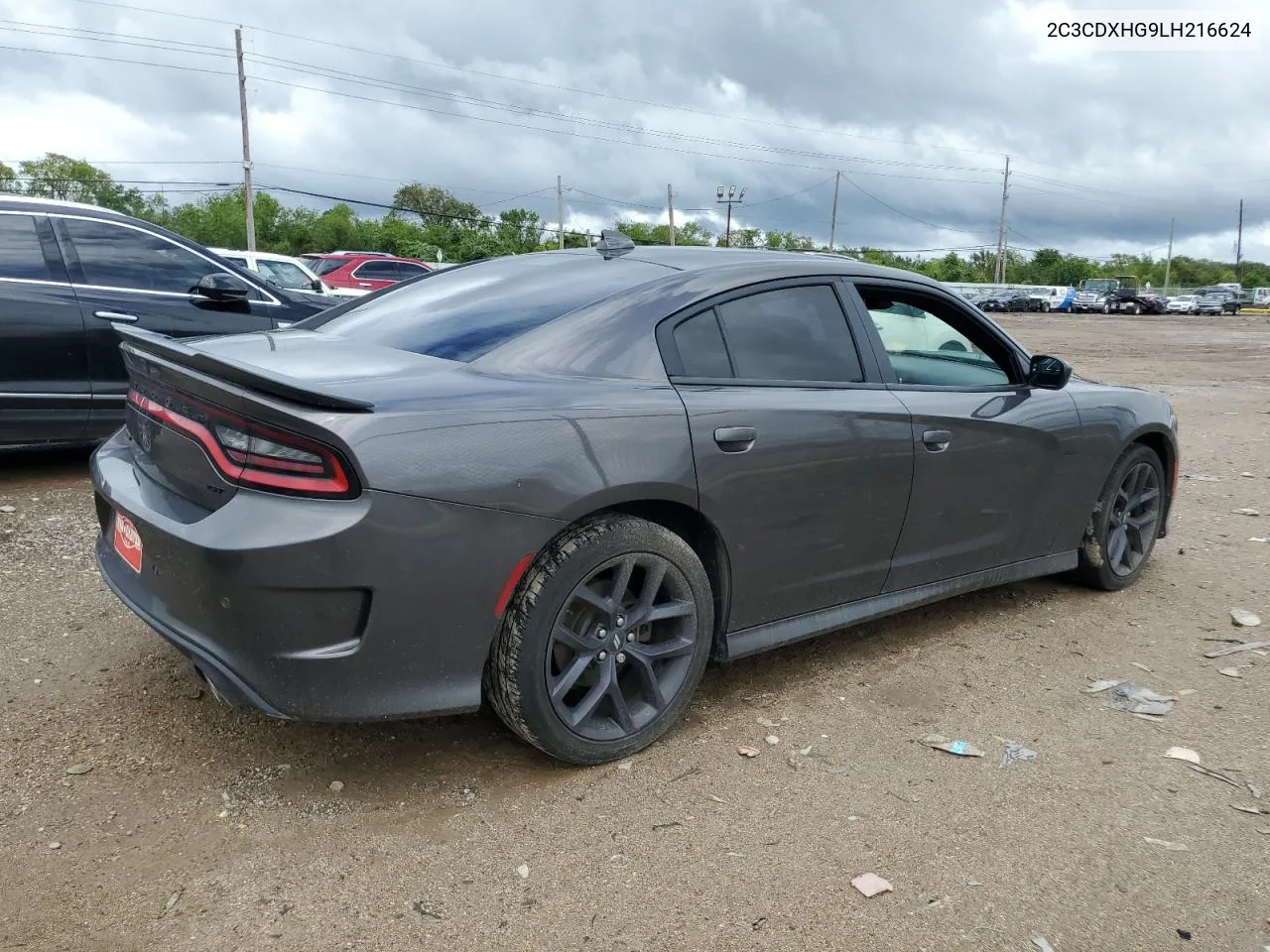 2020 Dodge Charger Gt VIN: 2C3CDXHG9LH216624 Lot: 70632264