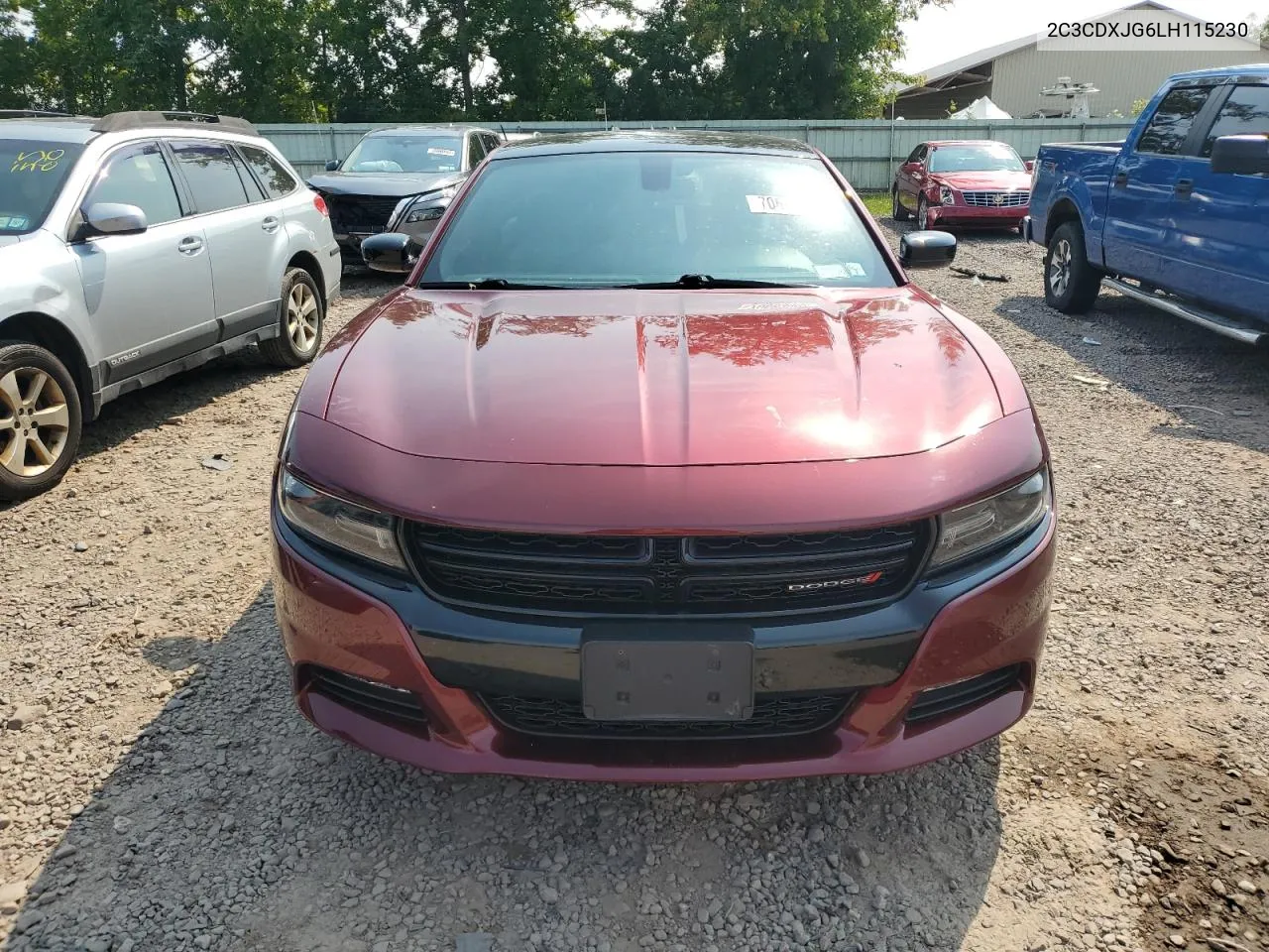 2020 Dodge Charger Sxt VIN: 2C3CDXJG6LH115230 Lot: 70683004