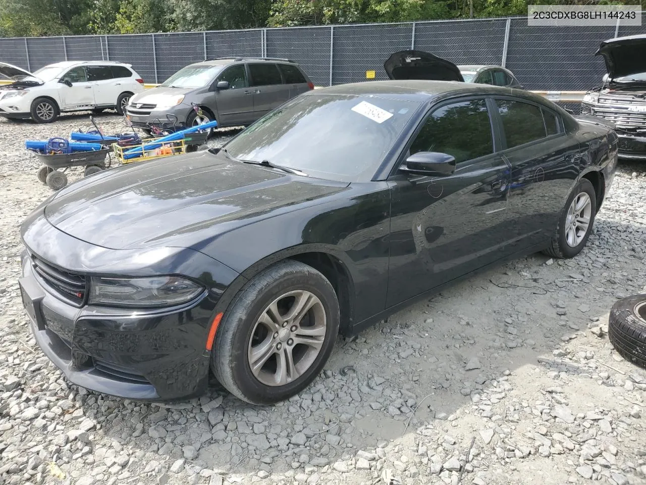 2020 Dodge Charger Sxt VIN: 2C3CDXBG8LH144243 Lot: 71158484