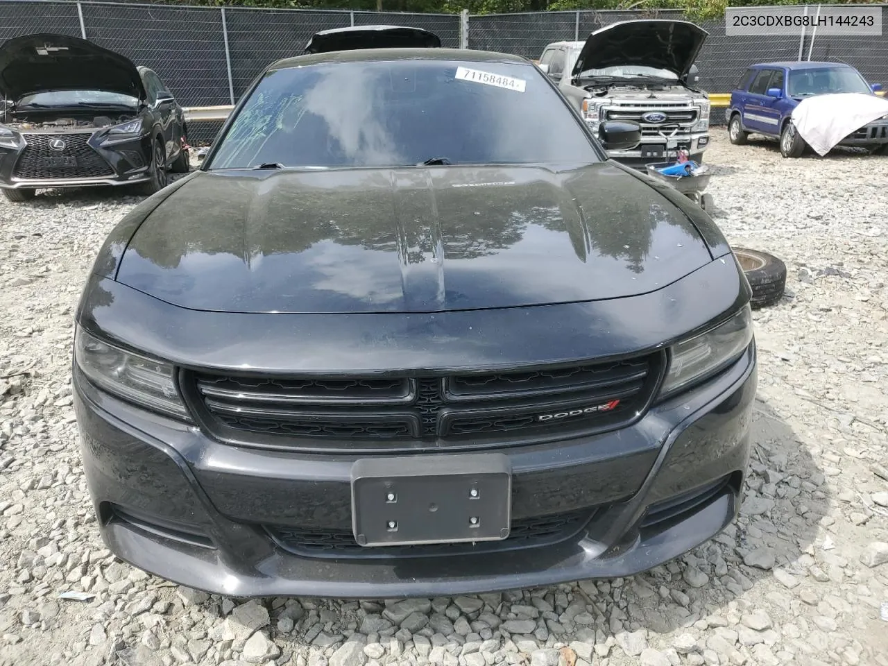 2020 Dodge Charger Sxt VIN: 2C3CDXBG8LH144243 Lot: 71158484