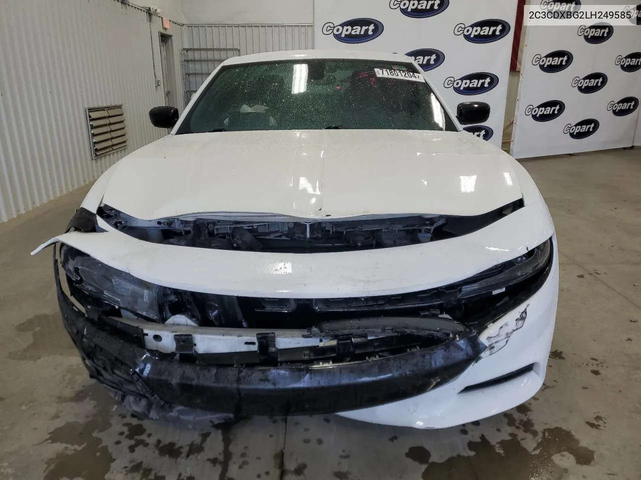 2020 Dodge Charger Sxt VIN: 2C3CDXBG2LH249585 Lot: 71801204