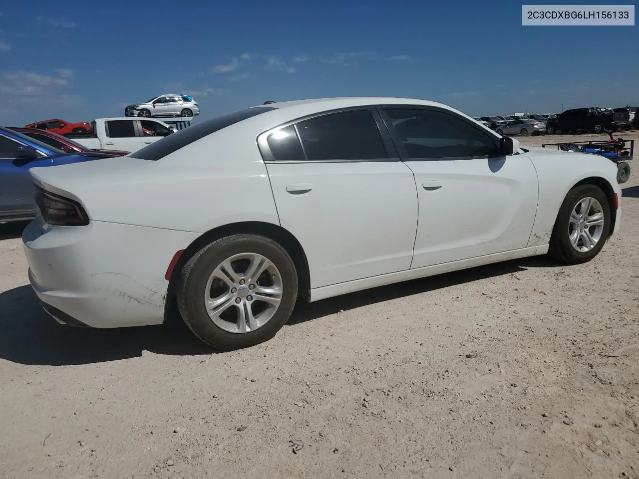 2020 Dodge Charger Sxt VIN: 2C3CDXBG6LH156133 Lot: 72025304