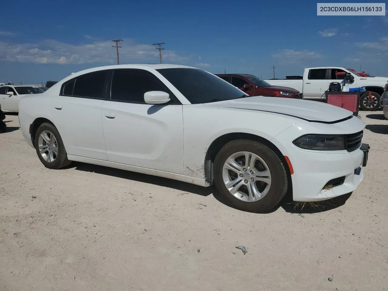 2020 Dodge Charger Sxt VIN: 2C3CDXBG6LH156133 Lot: 72025304