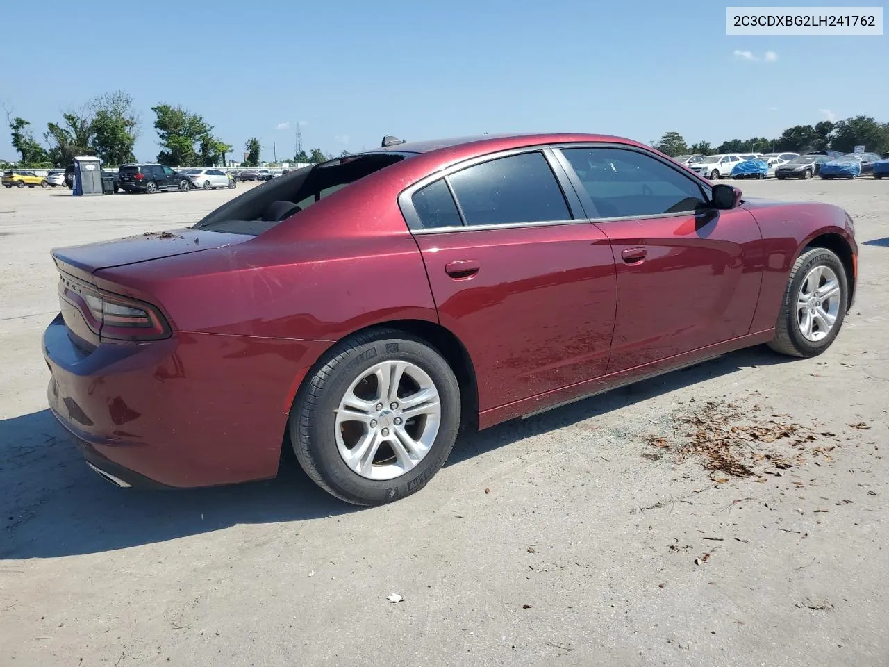 2020 Dodge Charger Sxt VIN: 2C3CDXBG2LH241762 Lot: 72528444