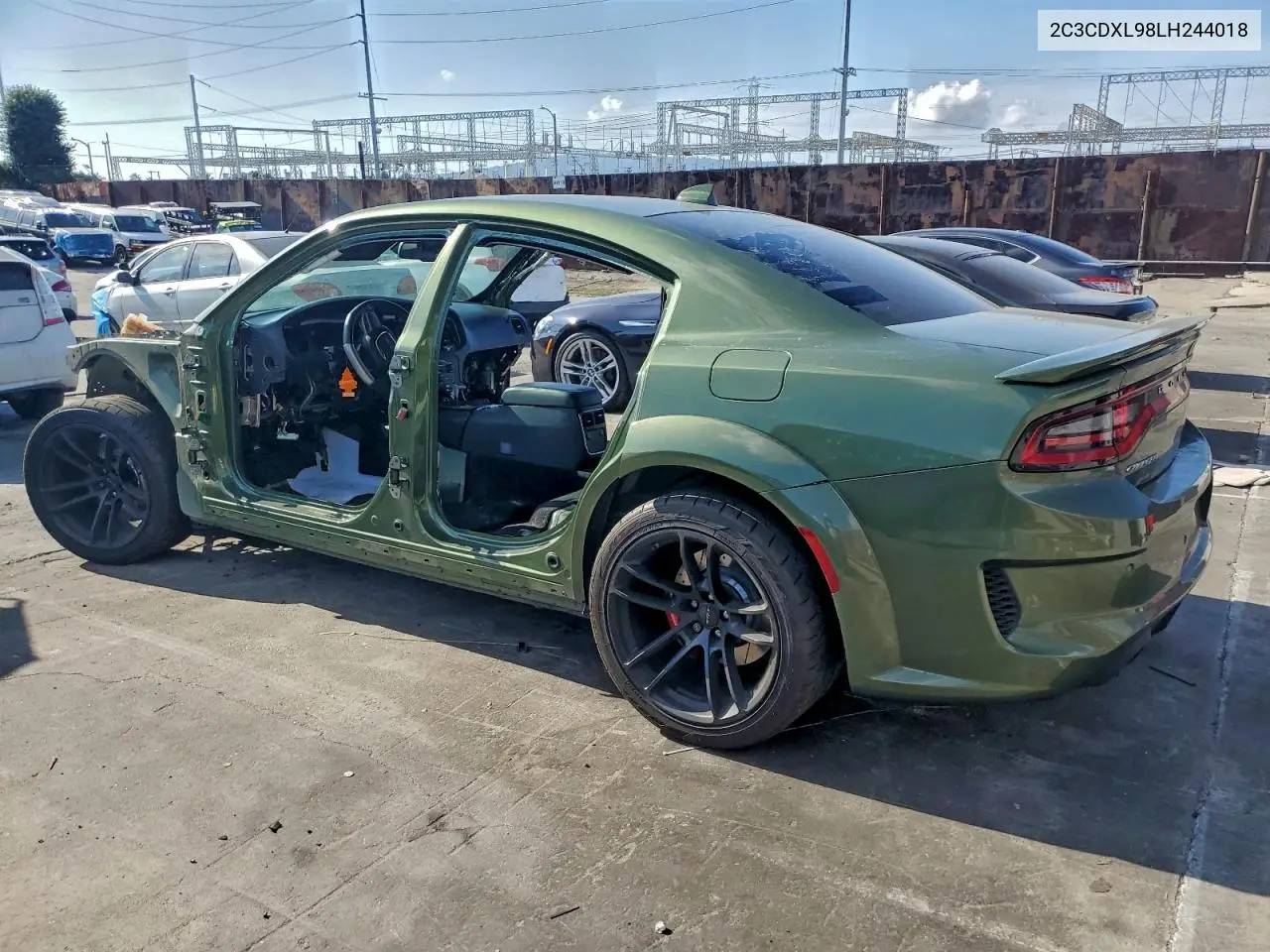 2C3CDXL98LH244018 2020 Dodge Charger Srt Hellcat