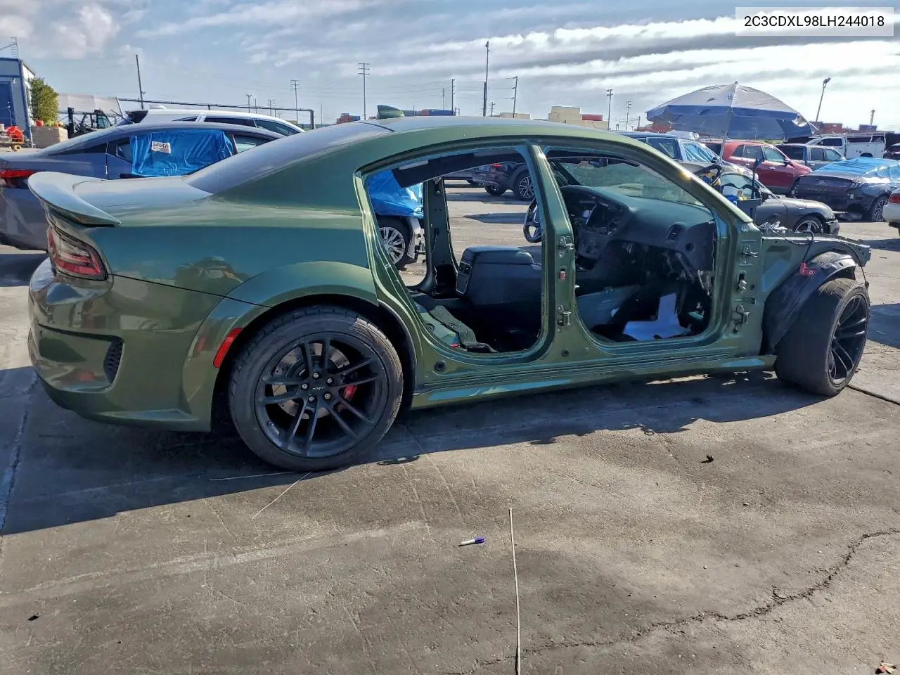 2C3CDXL98LH244018 2020 Dodge Charger Srt Hellcat