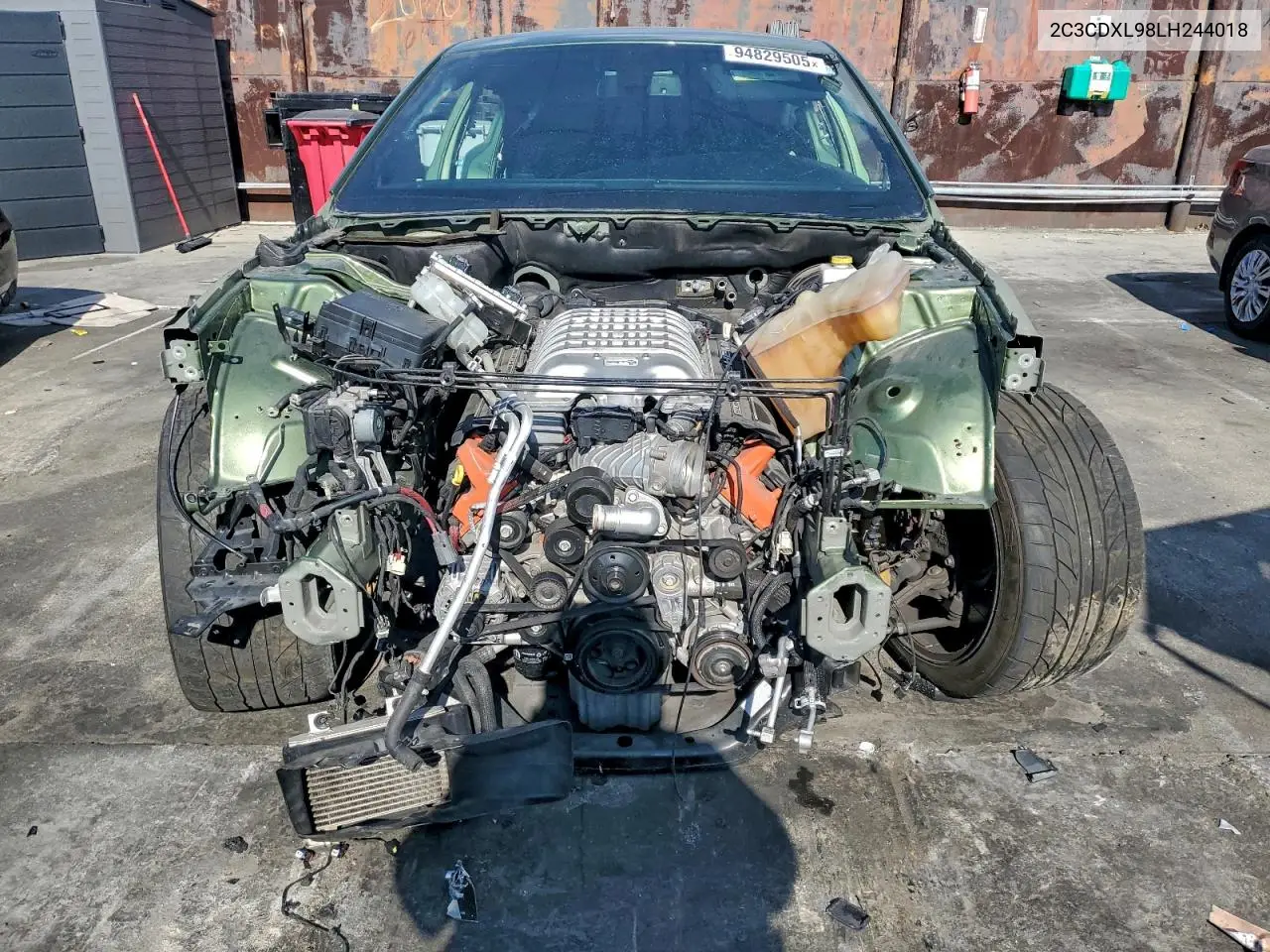 2C3CDXL98LH244018 2020 Dodge Charger Srt Hellcat