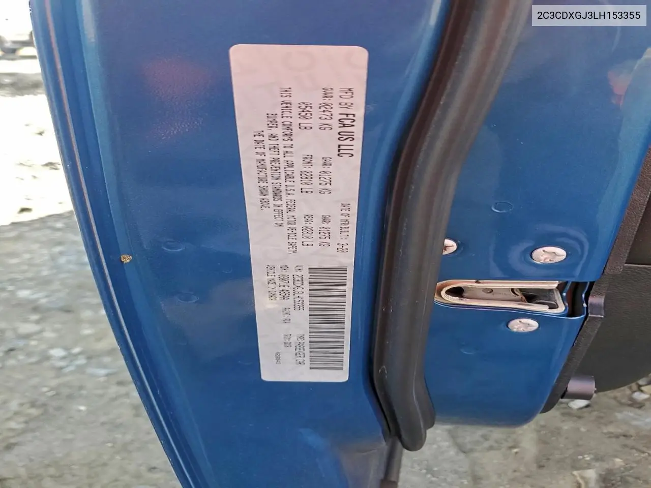 2C3CDXGJ3LH153355 2020 Dodge Charger Scat Pack