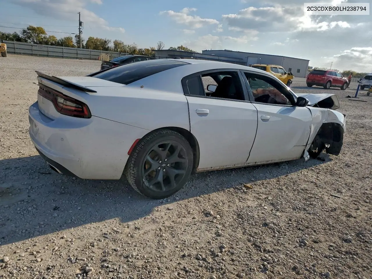 2C3CDXBG0LH238794 2020 Dodge Charger Sxt
