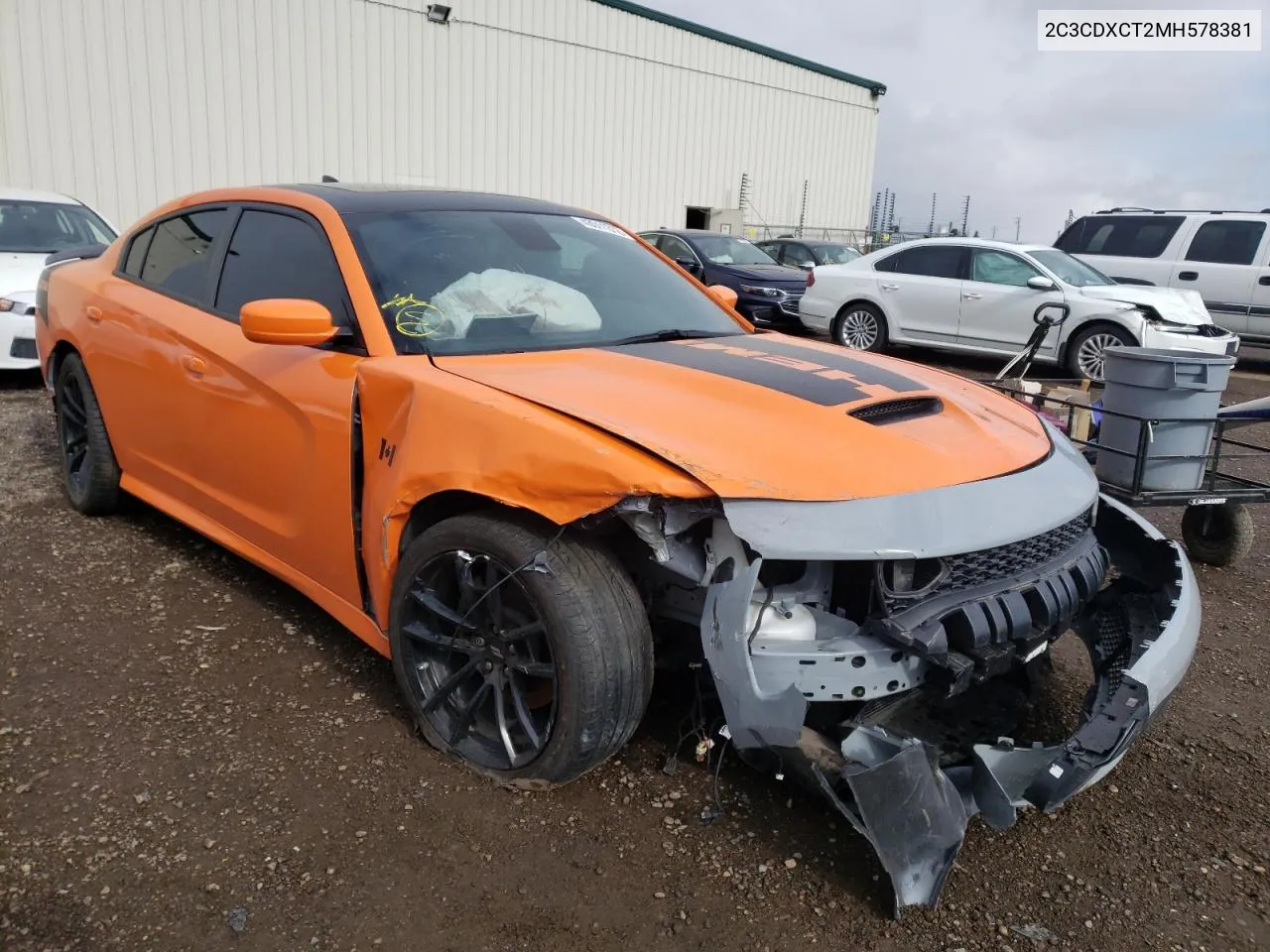 2021 Dodge Charger R/T VIN: 2C3CDXCT2MH578381 Lot: 43011312