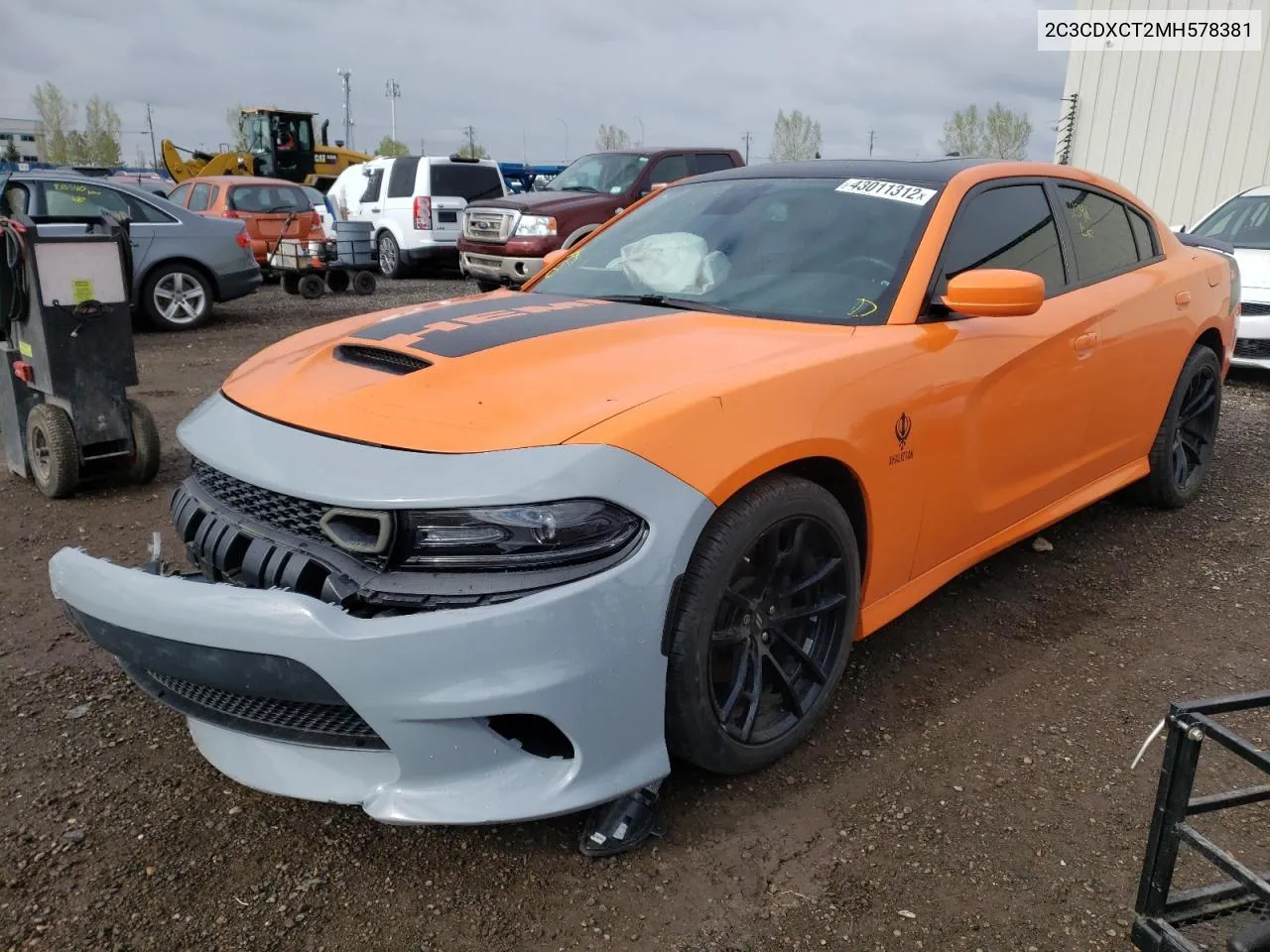 2021 Dodge Charger R/T VIN: 2C3CDXCT2MH578381 Lot: 43011312