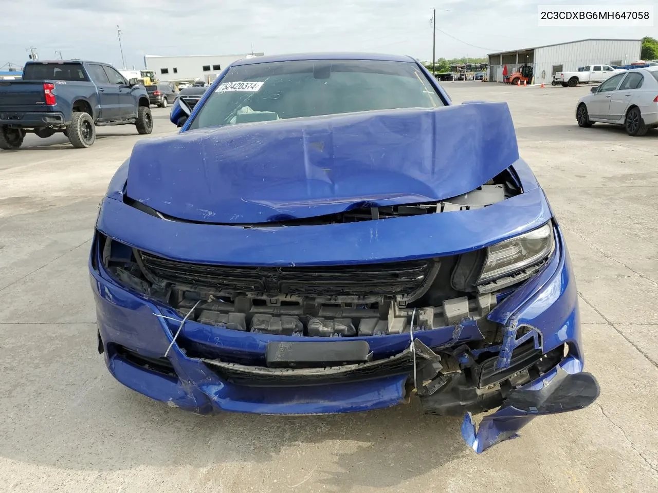 2021 Dodge Charger Sxt VIN: 2C3CDXBG6MH647058 Lot: 52420374