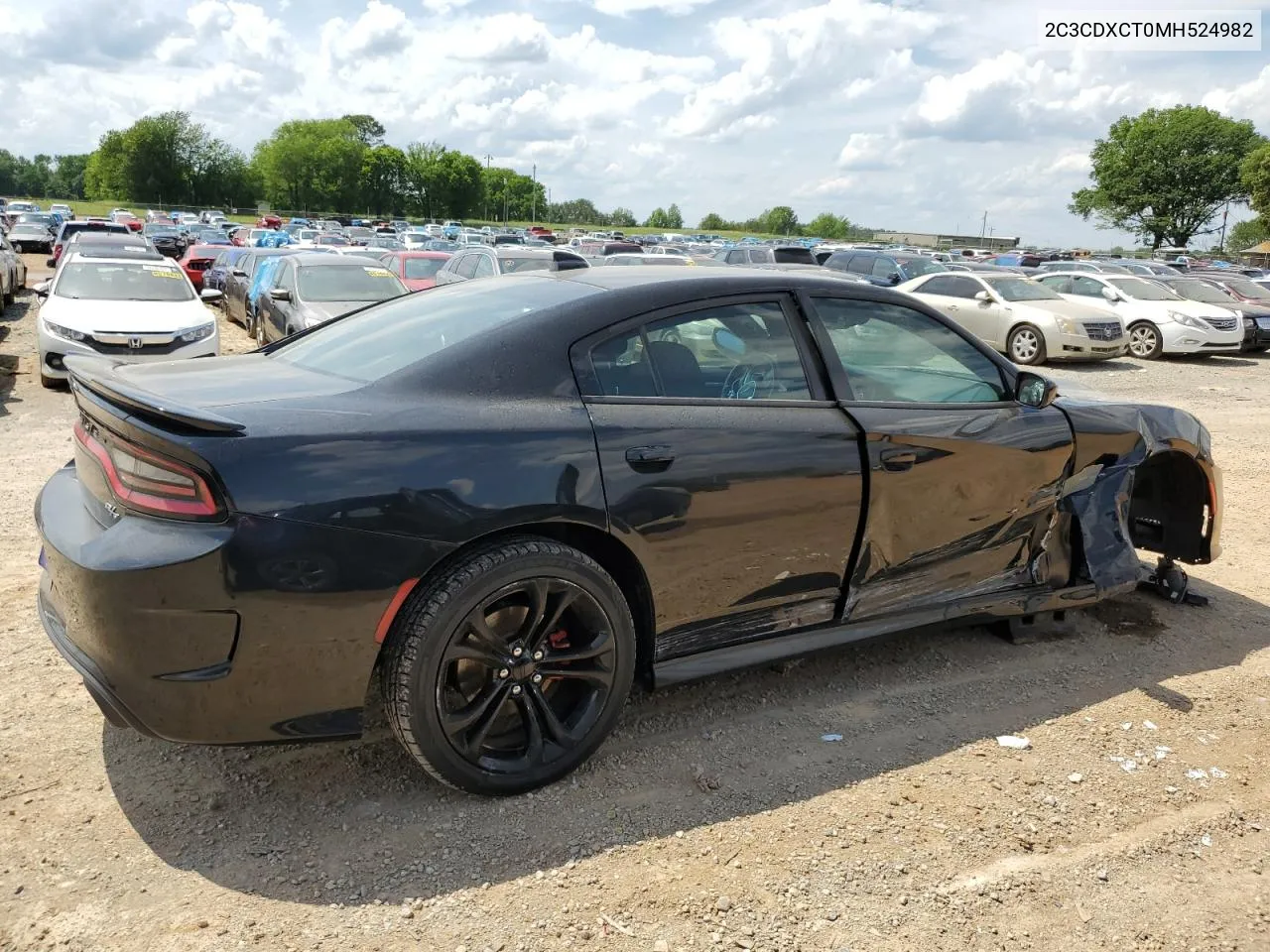 2021 Dodge Charger R/T VIN: 2C3CDXCT0MH524982 Lot: 53350034