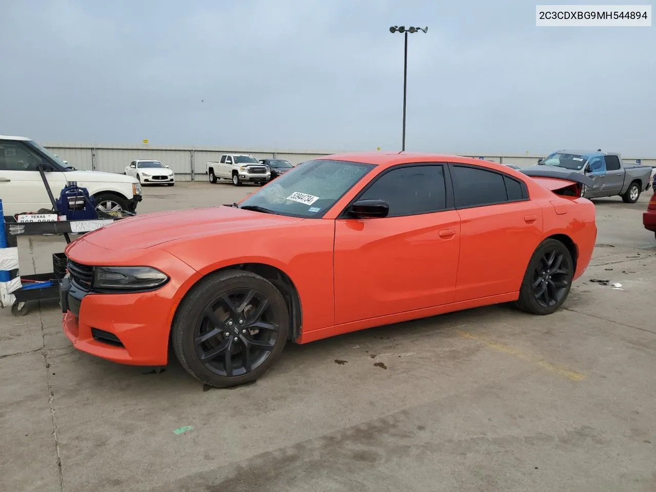 2021 Dodge Charger Sxt VIN: 2C3CDXBG9MH544894 Lot: 53944734