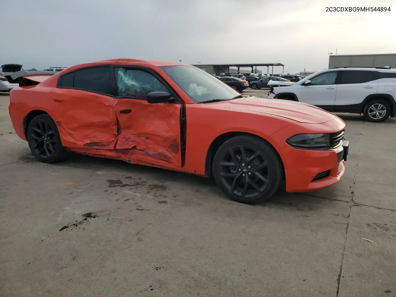 2021 Dodge Charger Sxt VIN: 2C3CDXBG9MH544894 Lot: 53944734