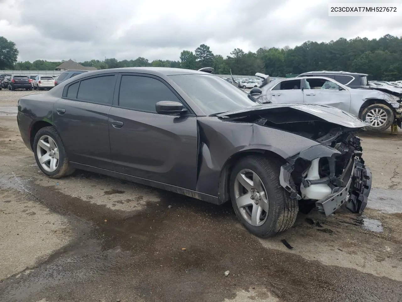 2021 Dodge Charger Police VIN: 2C3CDXAT7MH527672 Lot: 54119614