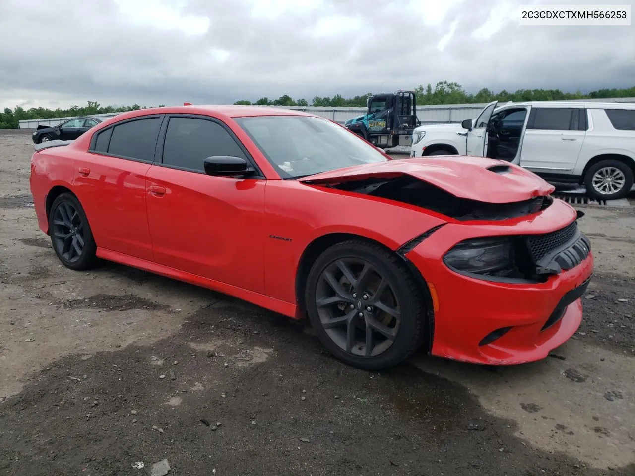 2021 Dodge Charger R/T VIN: 2C3CDXCTXMH566253 Lot: 54786864