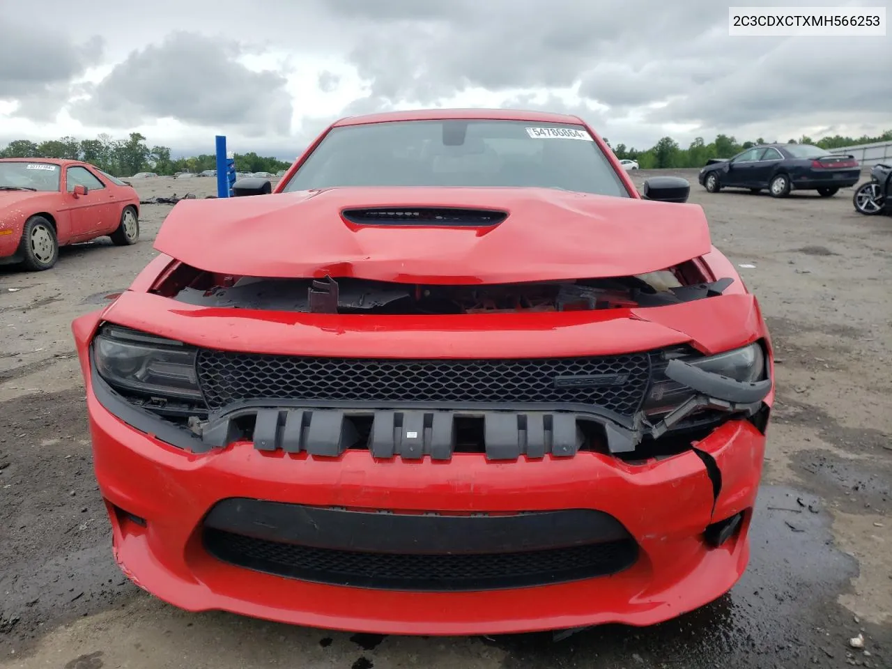 2021 Dodge Charger R/T VIN: 2C3CDXCTXMH566253 Lot: 54786864