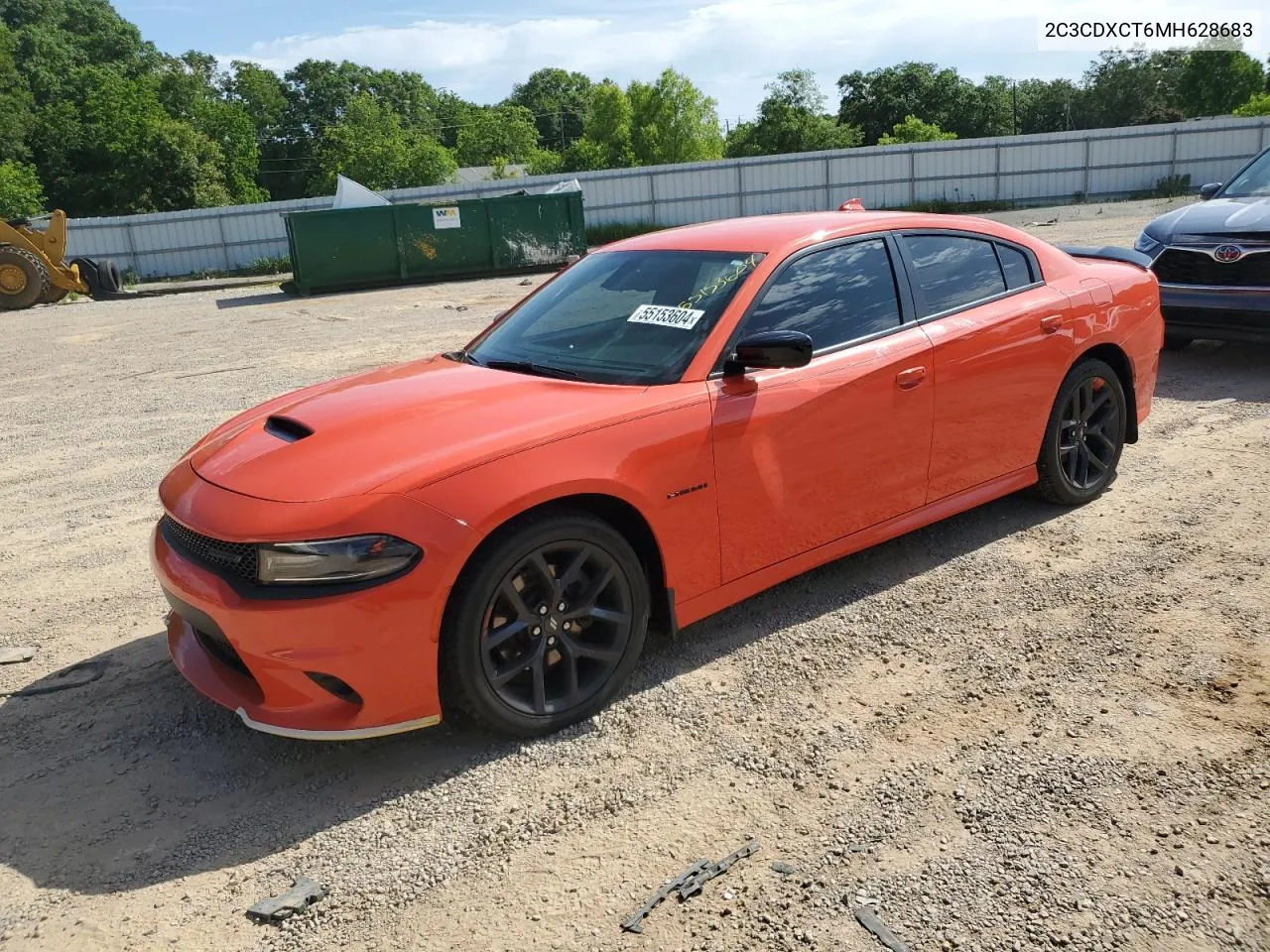 2021 Dodge Charger R/T VIN: 2C3CDXCT6MH628683 Lot: 55153604