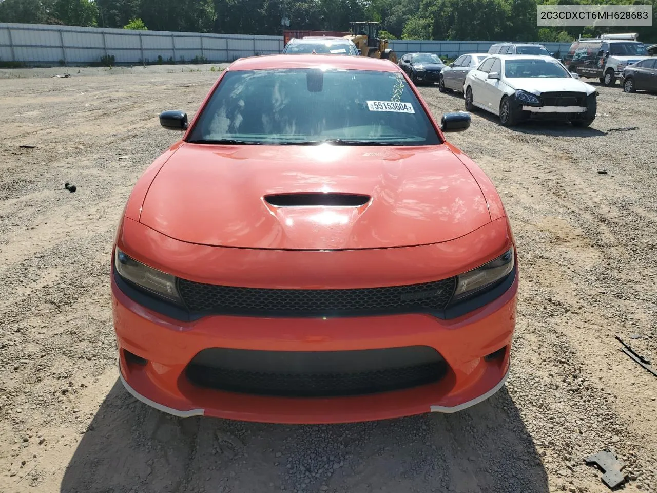 2021 Dodge Charger R/T VIN: 2C3CDXCT6MH628683 Lot: 55153604