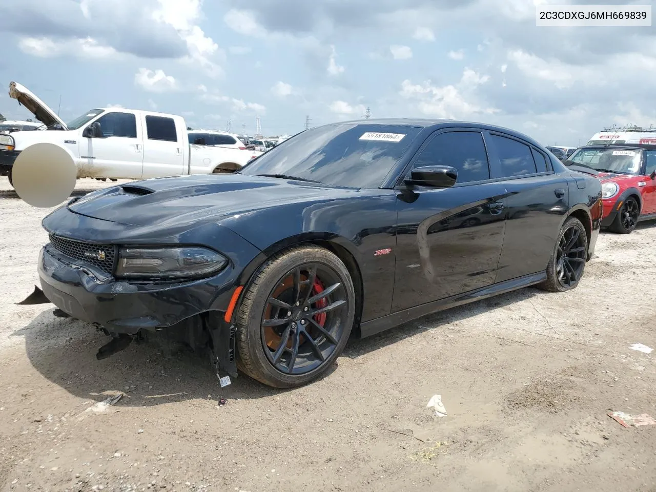 2021 Dodge Charger Scat Pack VIN: 2C3CDXGJ6MH669839 Lot: 55181864