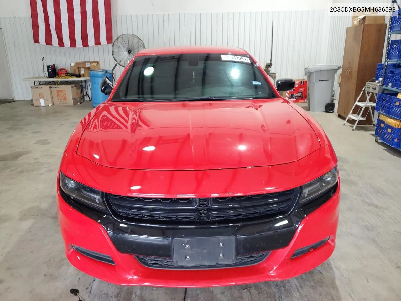 2021 Dodge Charger Sxt VIN: 2C3CDXBG5MH636598 Lot: 55342004