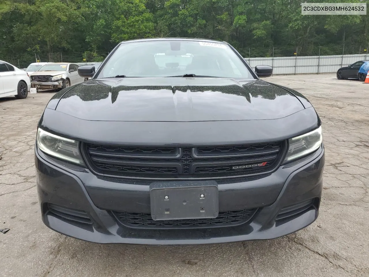 2021 Dodge Charger Sxt VIN: 2C3CDXBG3MH624532 Lot: 55455234