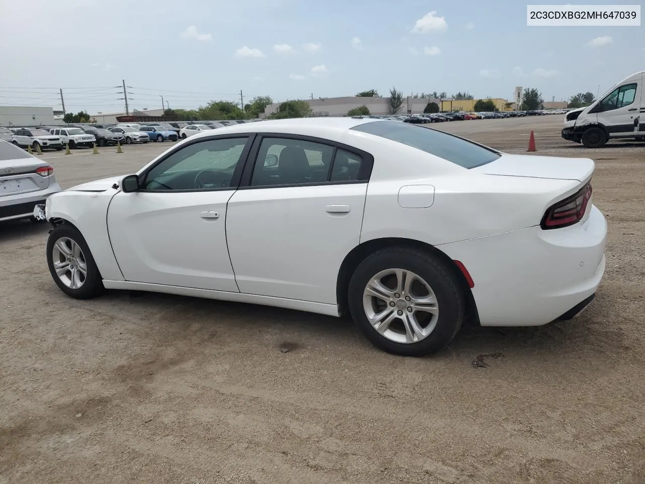 2C3CDXBG2MH647039 2021 Dodge Charger Sxt