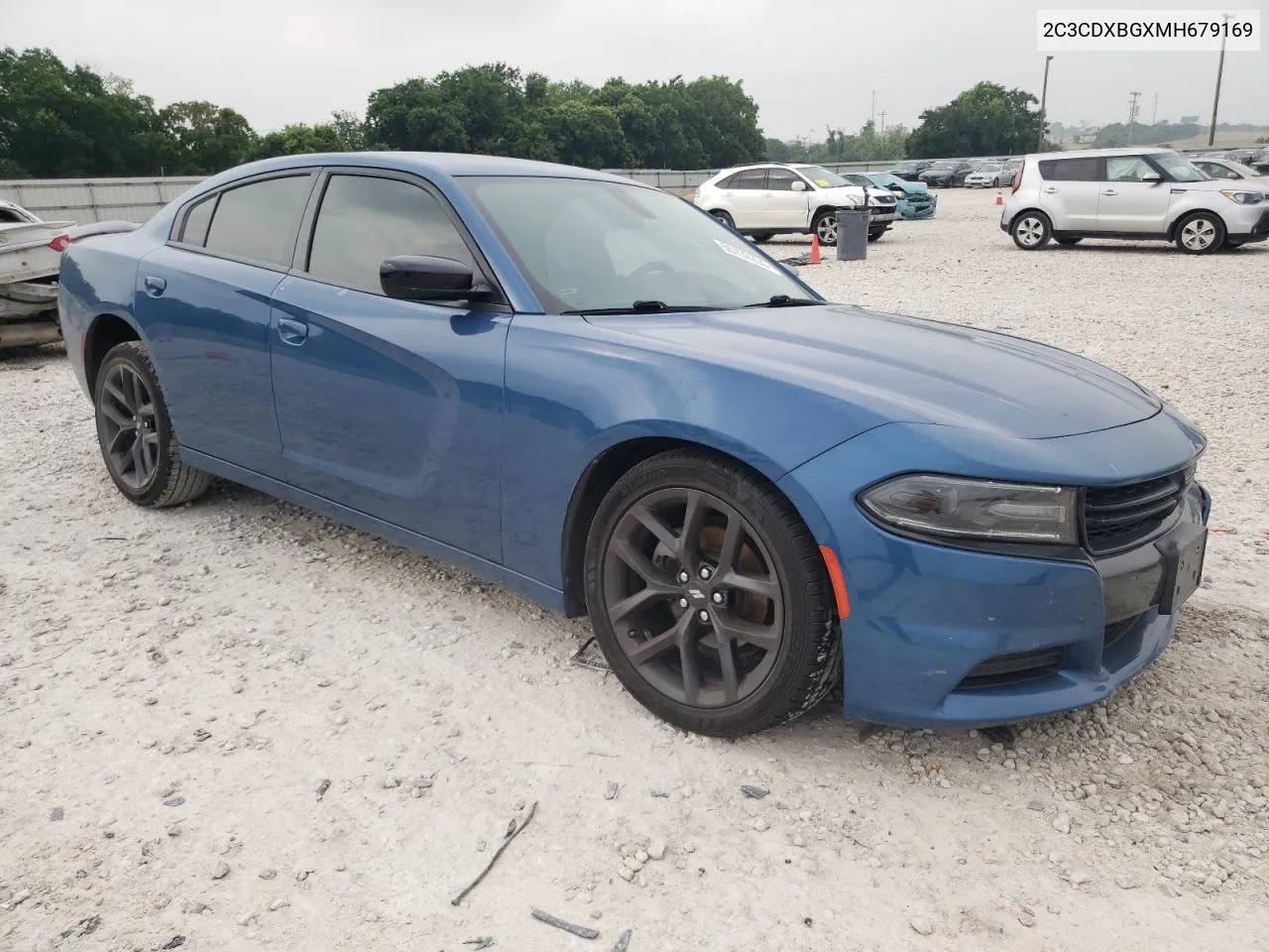 2021 Dodge Charger Sxt VIN: 2C3CDXBGXMH679169 Lot: 55739254