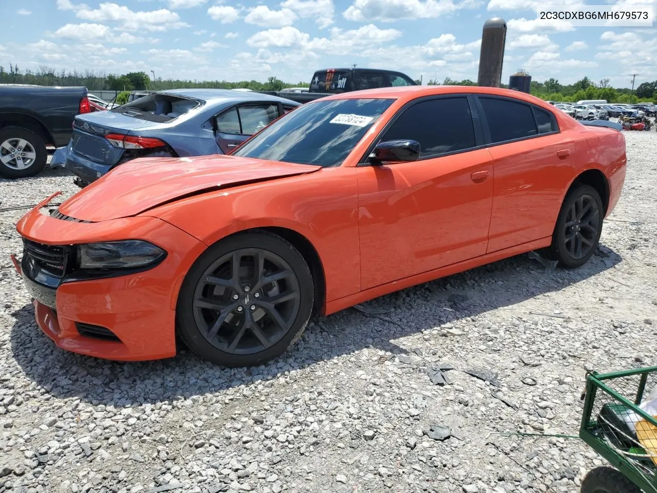 2021 Dodge Charger Sxt VIN: 2C3CDXBG6MH679573 Lot: 55758124