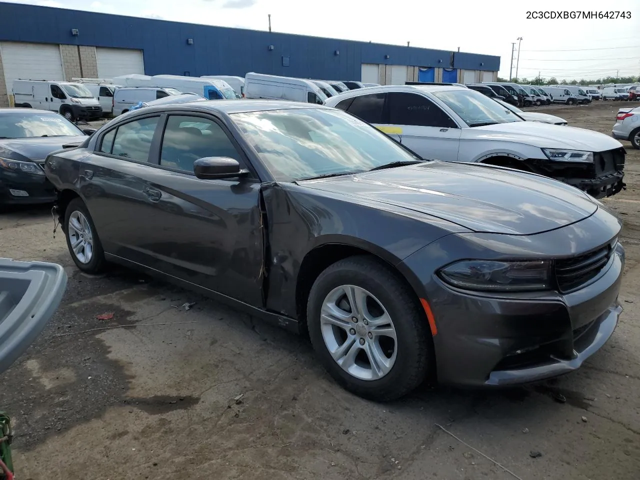 2021 Dodge Charger Sxt VIN: 2C3CDXBG7MH642743 Lot: 55917714