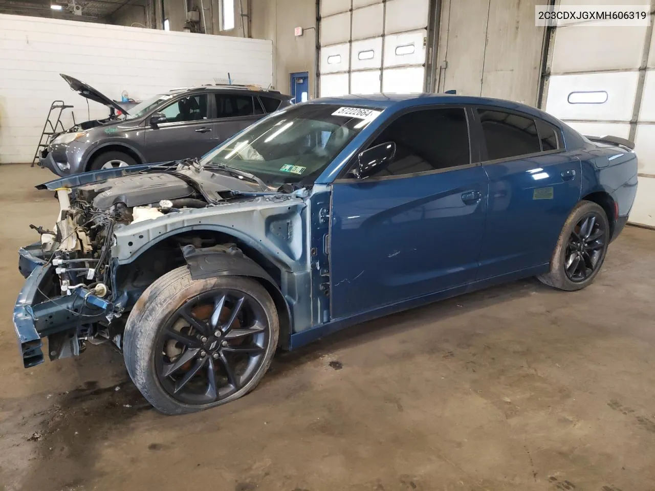 2021 Dodge Charger Sxt VIN: 2C3CDXJGXMH606319 Lot: 57222664