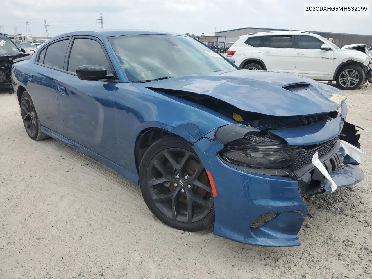 2021 Dodge Charger Gt VIN: 2C3CDXHG5MH532099 Lot: 57739704