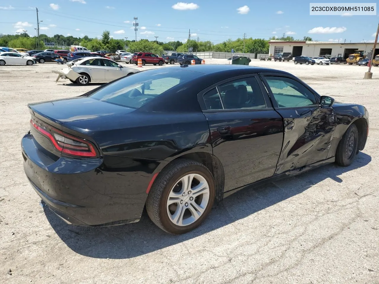 2021 Dodge Charger Sxt VIN: 2C3CDXBG9MH511085 Lot: 60960214