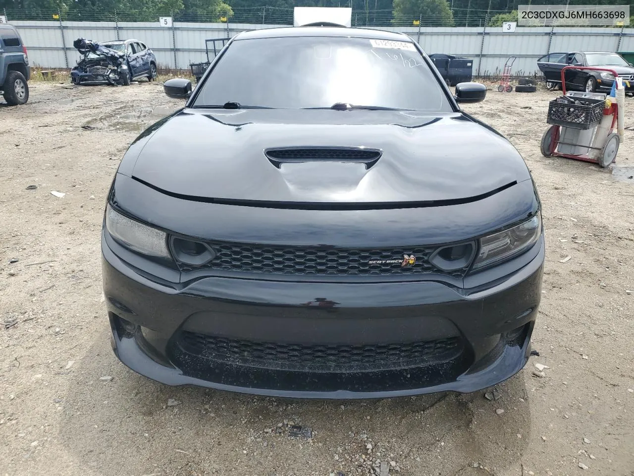 2021 Dodge Charger Scat Pack VIN: 2C3CDXGJ6MH663698 Lot: 61293344