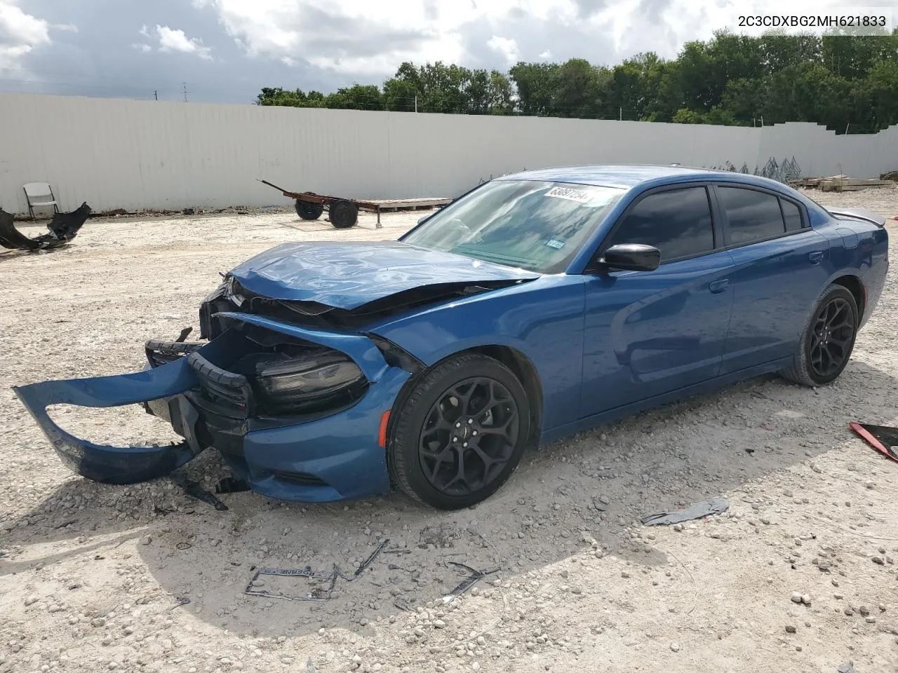 2021 Dodge Charger Sxt VIN: 2C3CDXBG2MH621833 Lot: 63097254