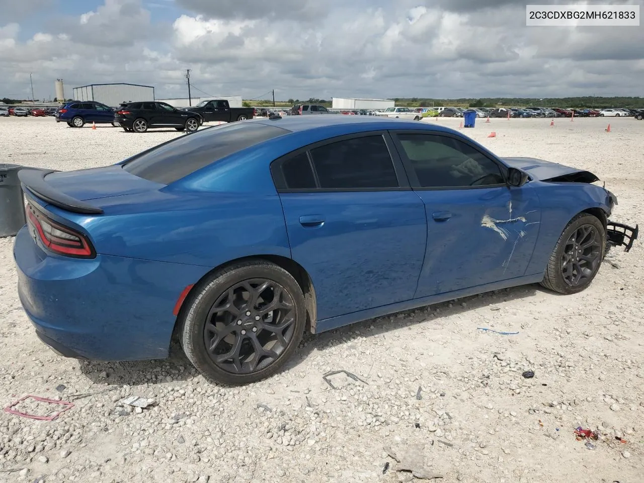 2021 Dodge Charger Sxt VIN: 2C3CDXBG2MH621833 Lot: 63097254