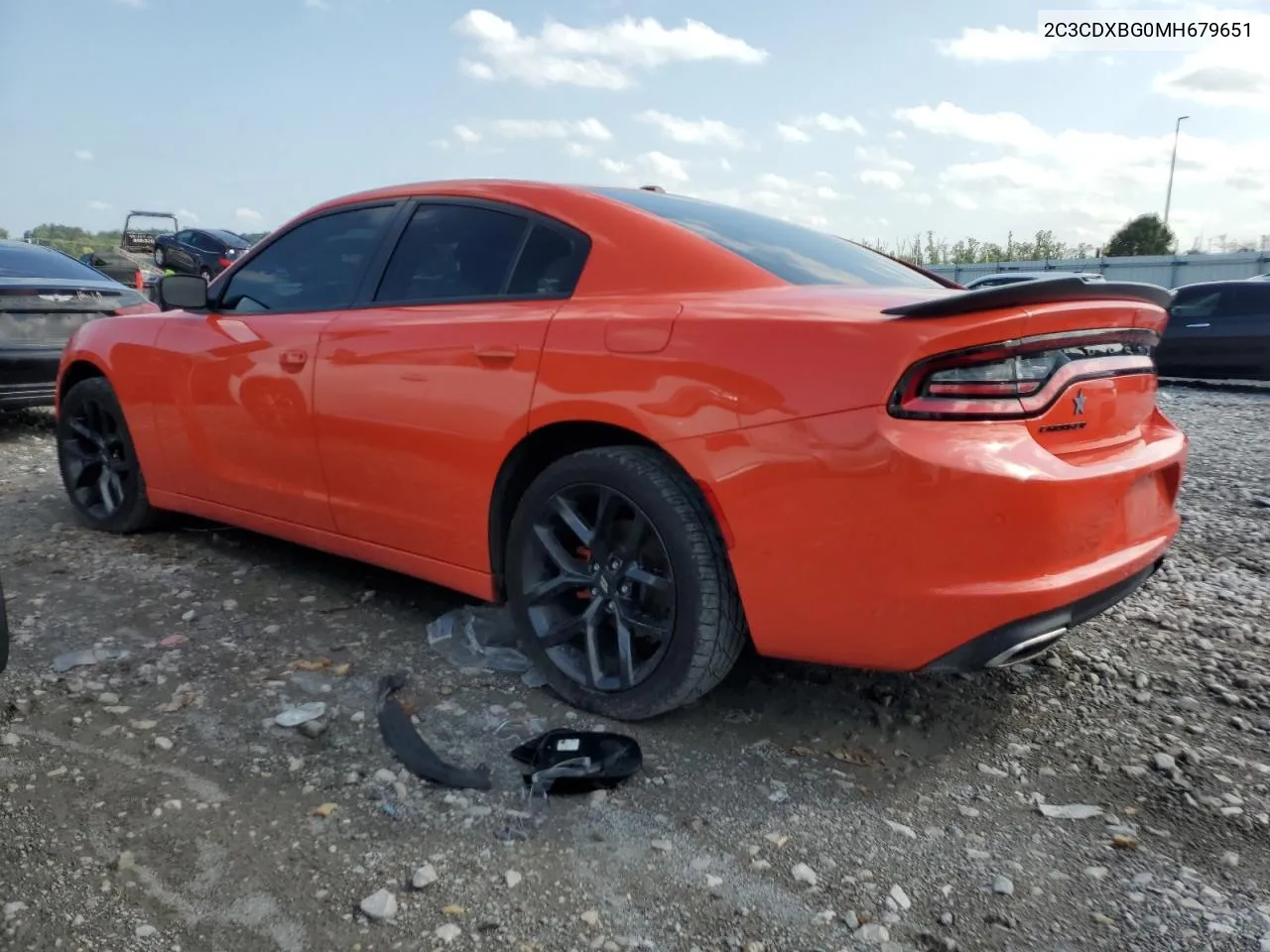 2021 Dodge Charger Sxt VIN: 2C3CDXBG0MH679651 Lot: 64614974