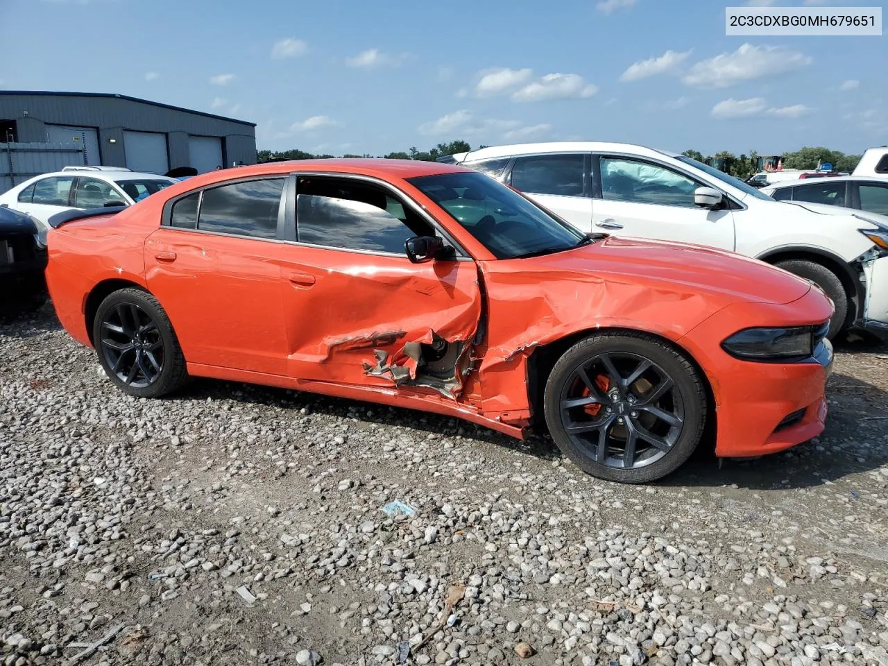 2021 Dodge Charger Sxt VIN: 2C3CDXBG0MH679651 Lot: 64614974