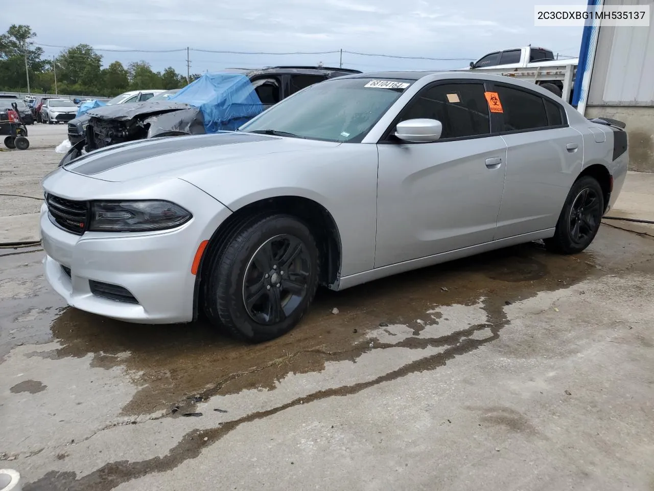 2021 Dodge Charger Sxt VIN: 2C3CDXBG1MH535137 Lot: 68104164