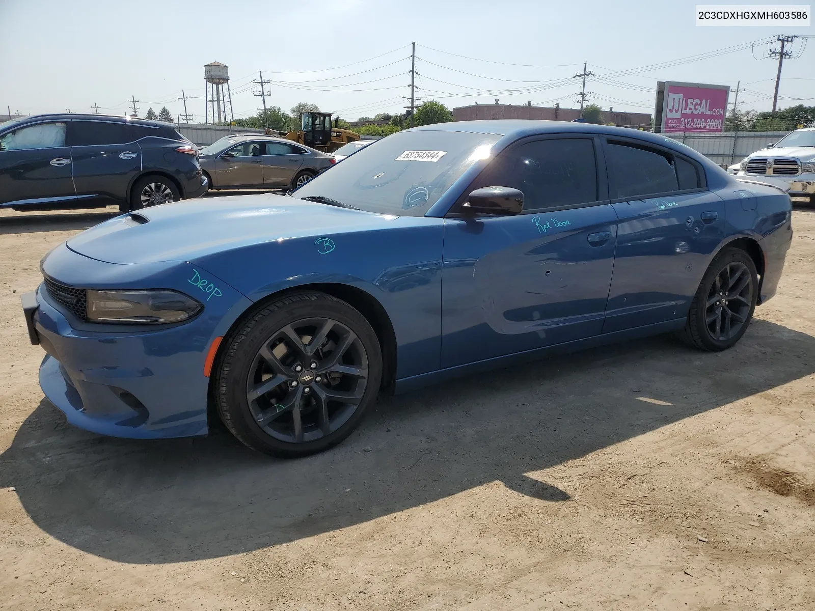 2C3CDXHGXMH603586 2021 Dodge Charger Gt