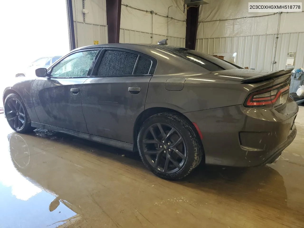 2C3CDXHGXMH518778 2021 Dodge Charger Gt