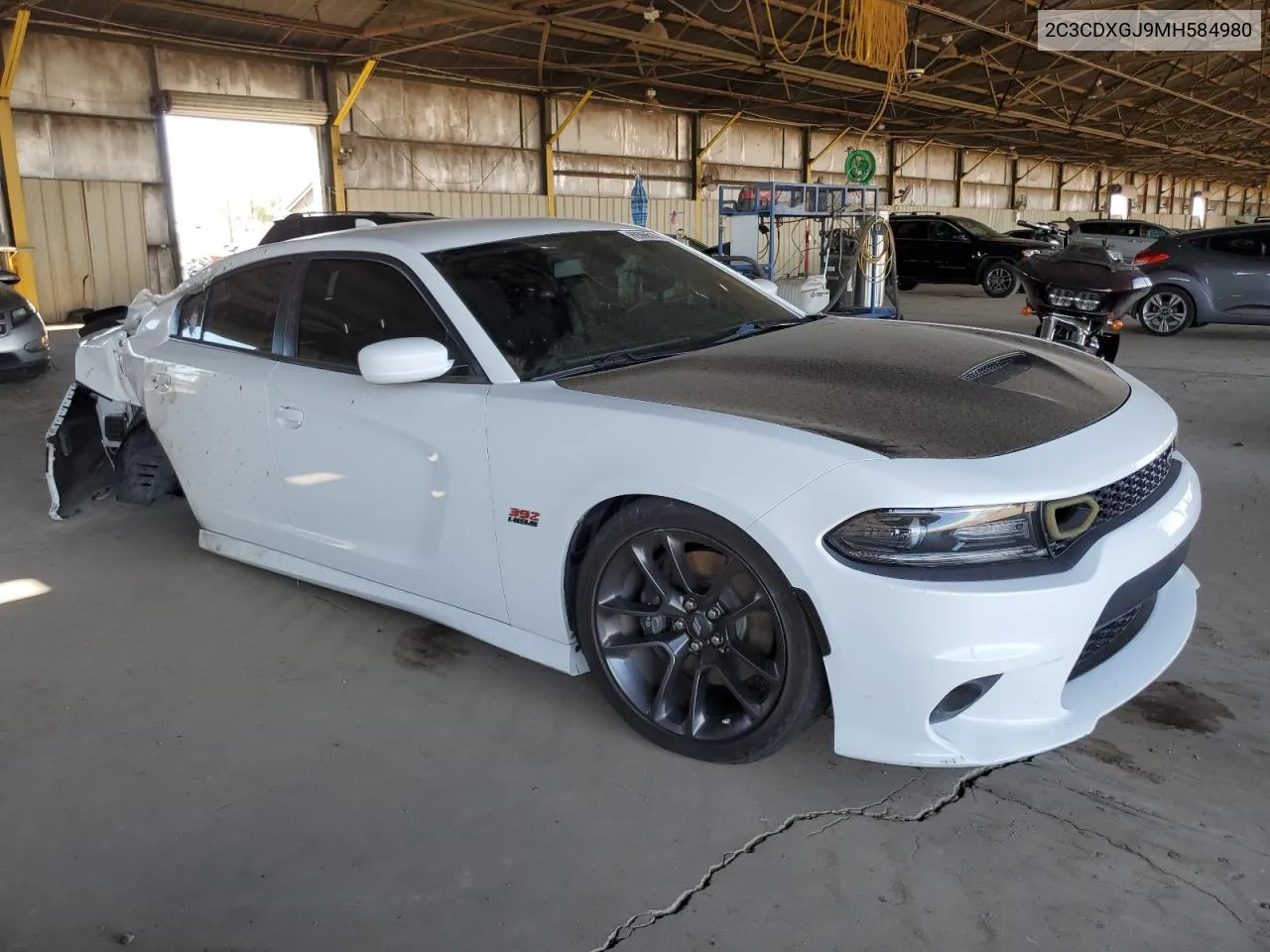 2021 Dodge Charger Scat Pack VIN: 2C3CDXGJ9MH584980 Lot: 69366514