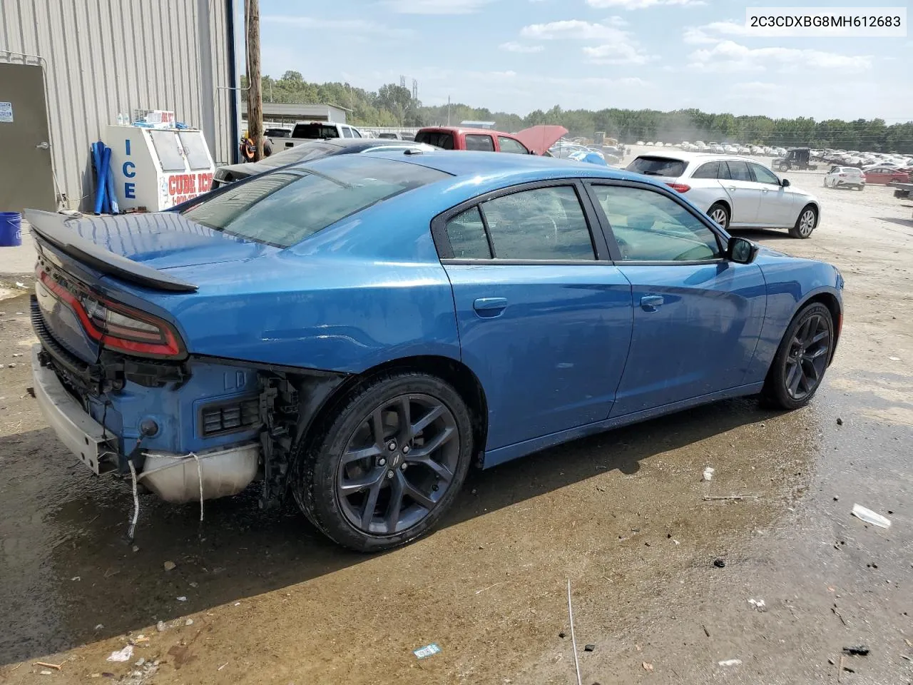 2021 Dodge Charger Sxt VIN: 2C3CDXBG8MH612683 Lot: 69425574