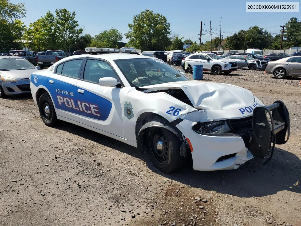 2C3CDXKG0MH525991 2021 Dodge Charger Police